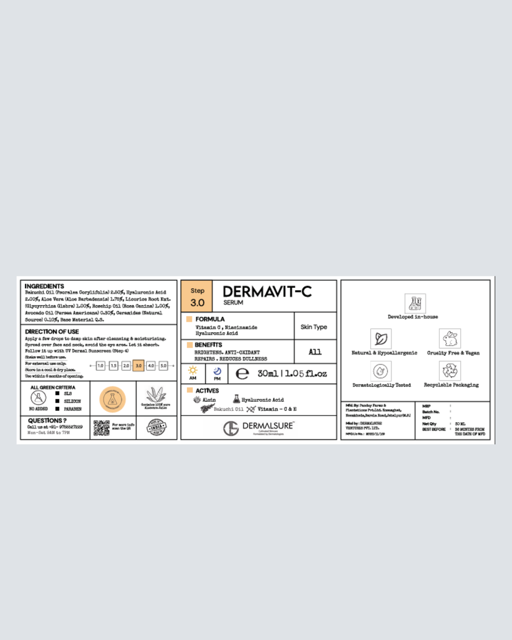 Dermavit-C Vitamin C Face Serum