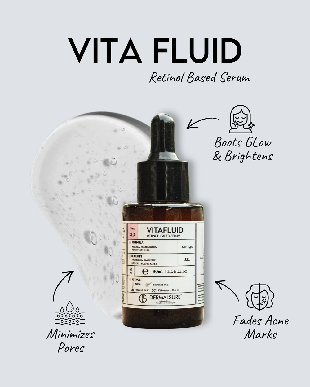 Vitafluid Night Repair Face Serum