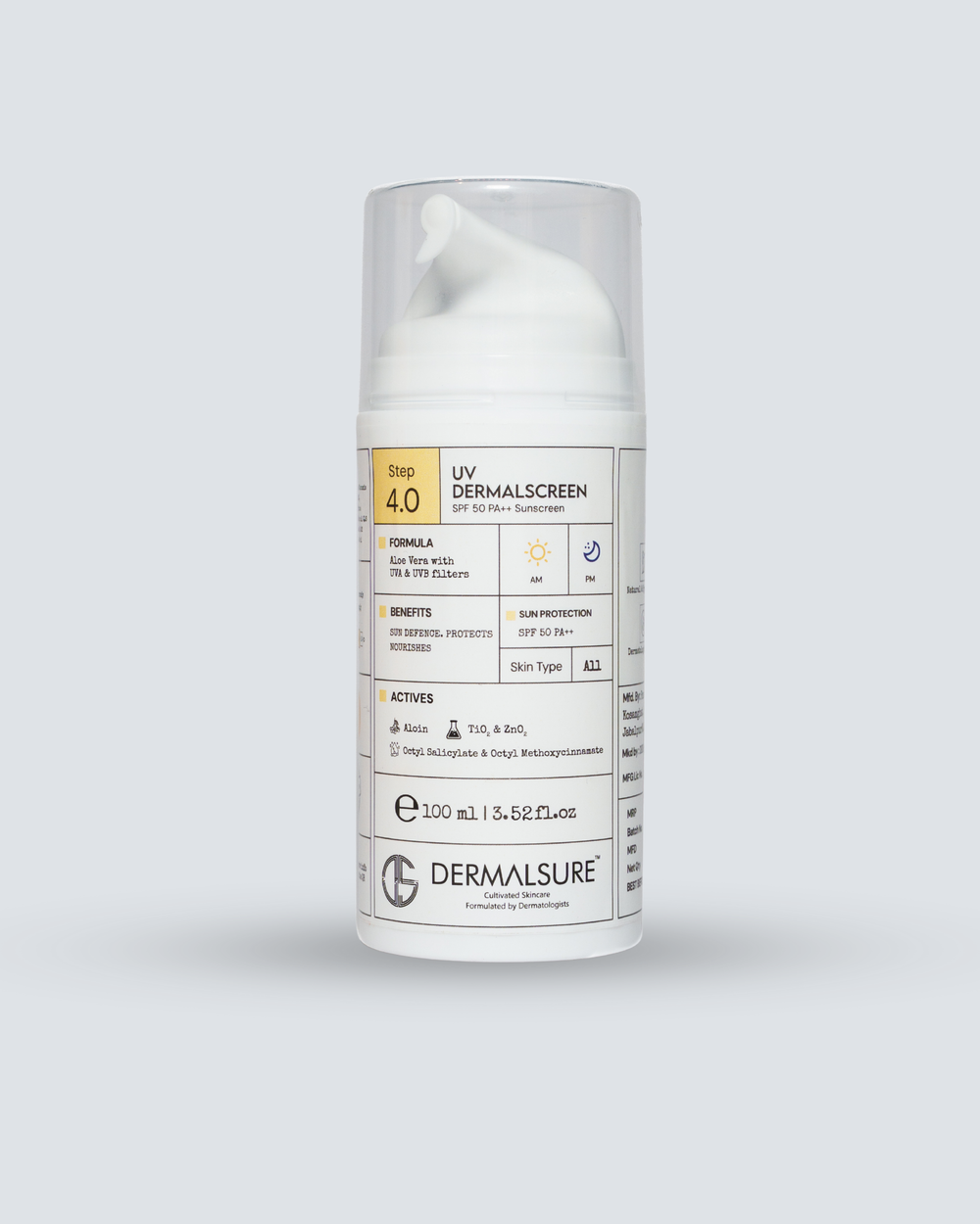 UV Dermalscreen SPF-50 PA++ Sunscreen