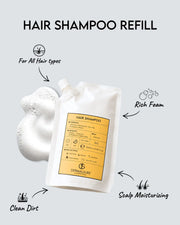 Hair Shampoo + Refill Pack 800 ml