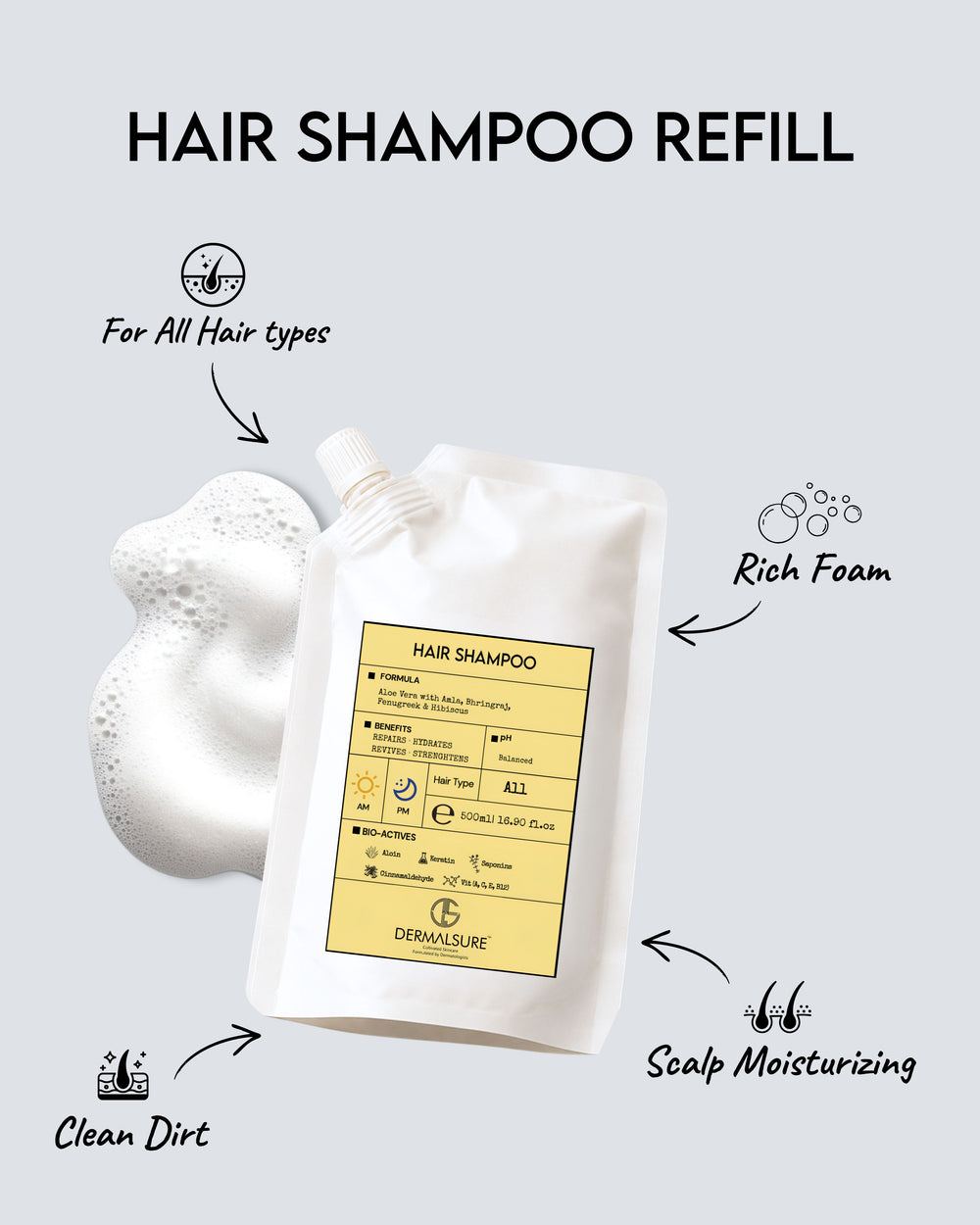 Hair Shampoo Refill Combo