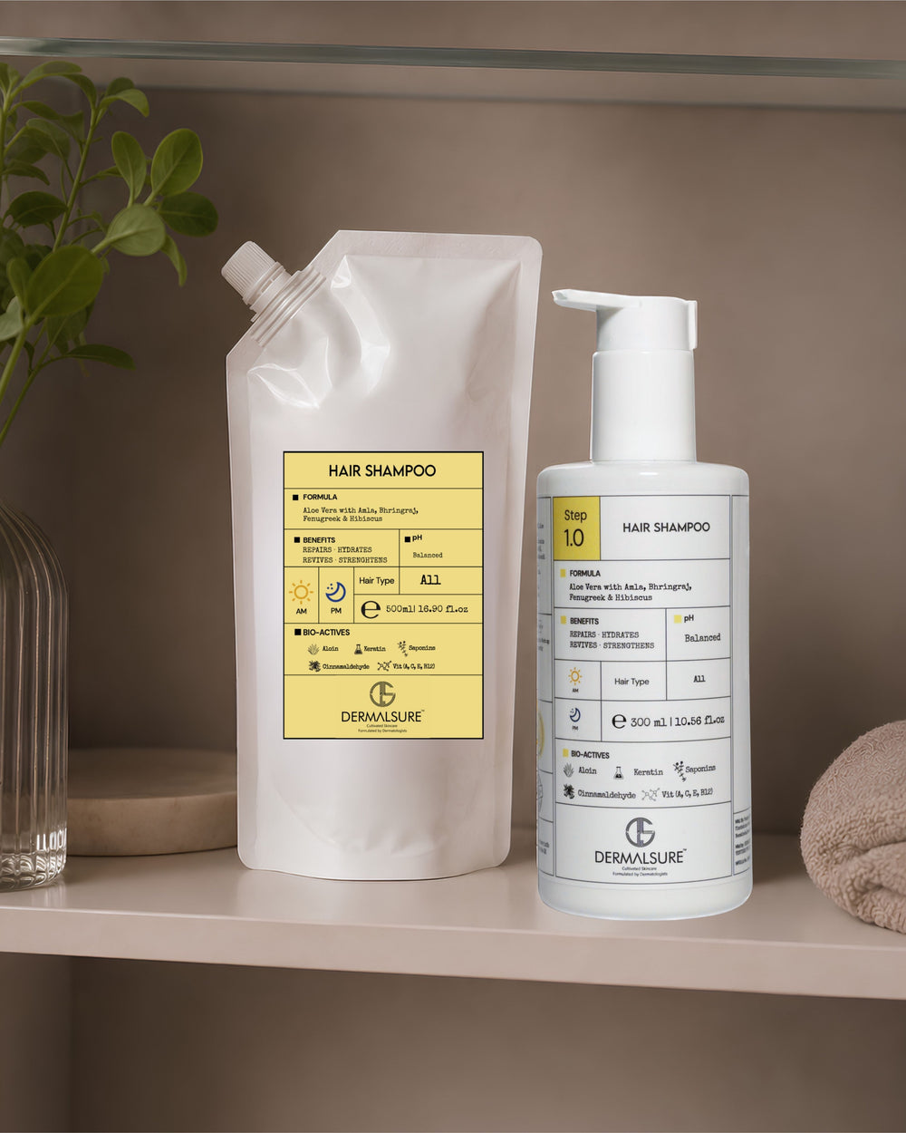 Hair Shampoo Refill Combo
