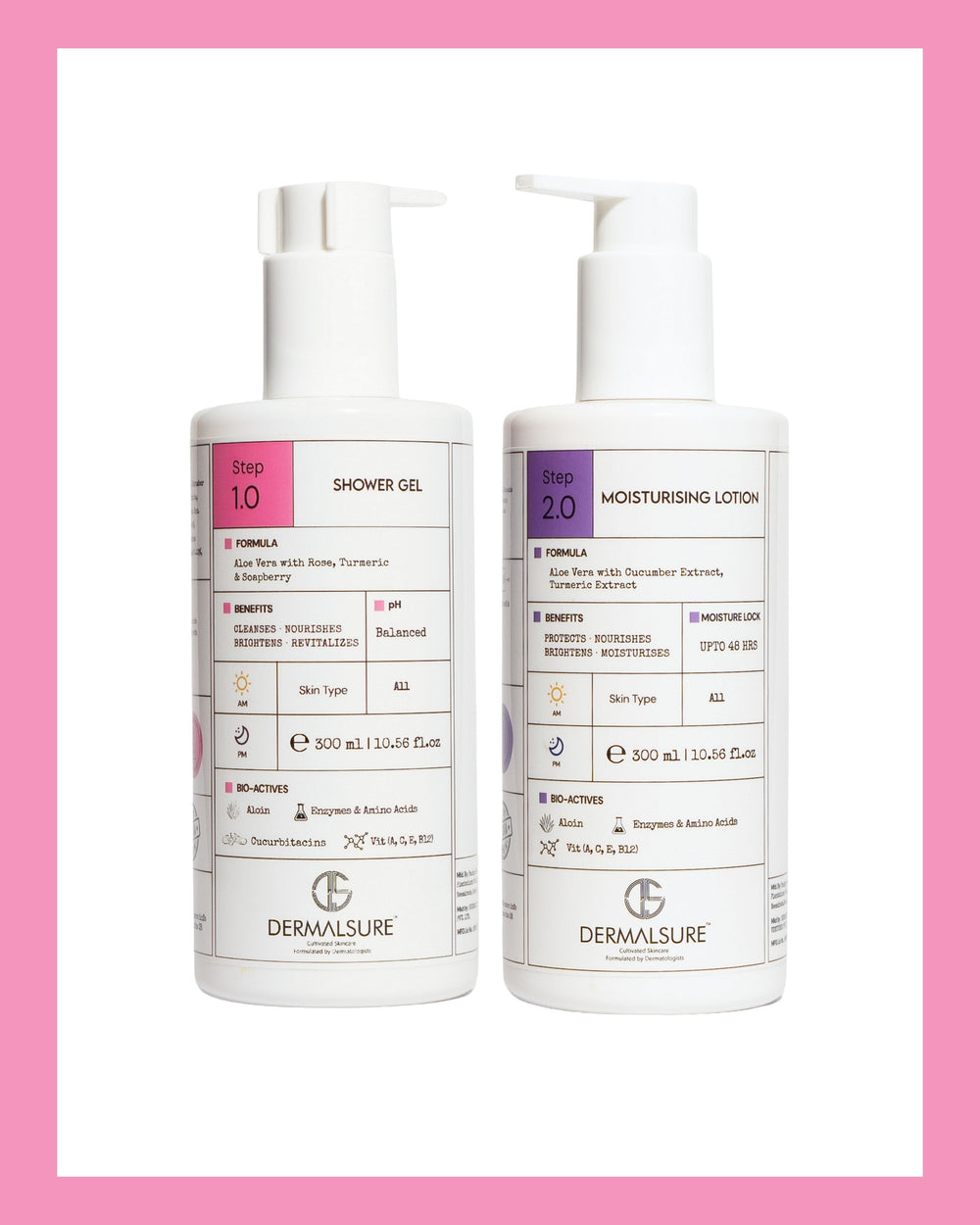 Shower Gel + Moisturising Lotion Combo