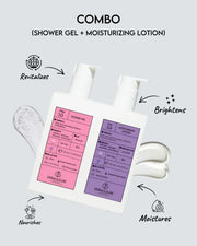 Shower Gel + Moisturising Lotion Duo