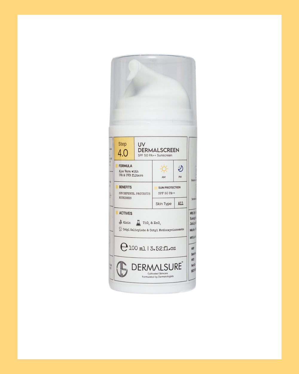 UV Dermalscreen SPF-50 PA++ Sunscreen
