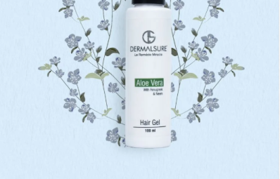 "DERMALSURE Aloe Vera Hair Gel: The Perfect Blend of Nourishment, Protection, and Style"