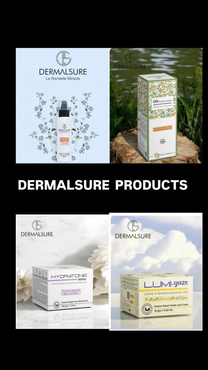 "Dermalsure Skincare: Hydration, Repair, and Sun Protection for Healthy, Radiant Skin"